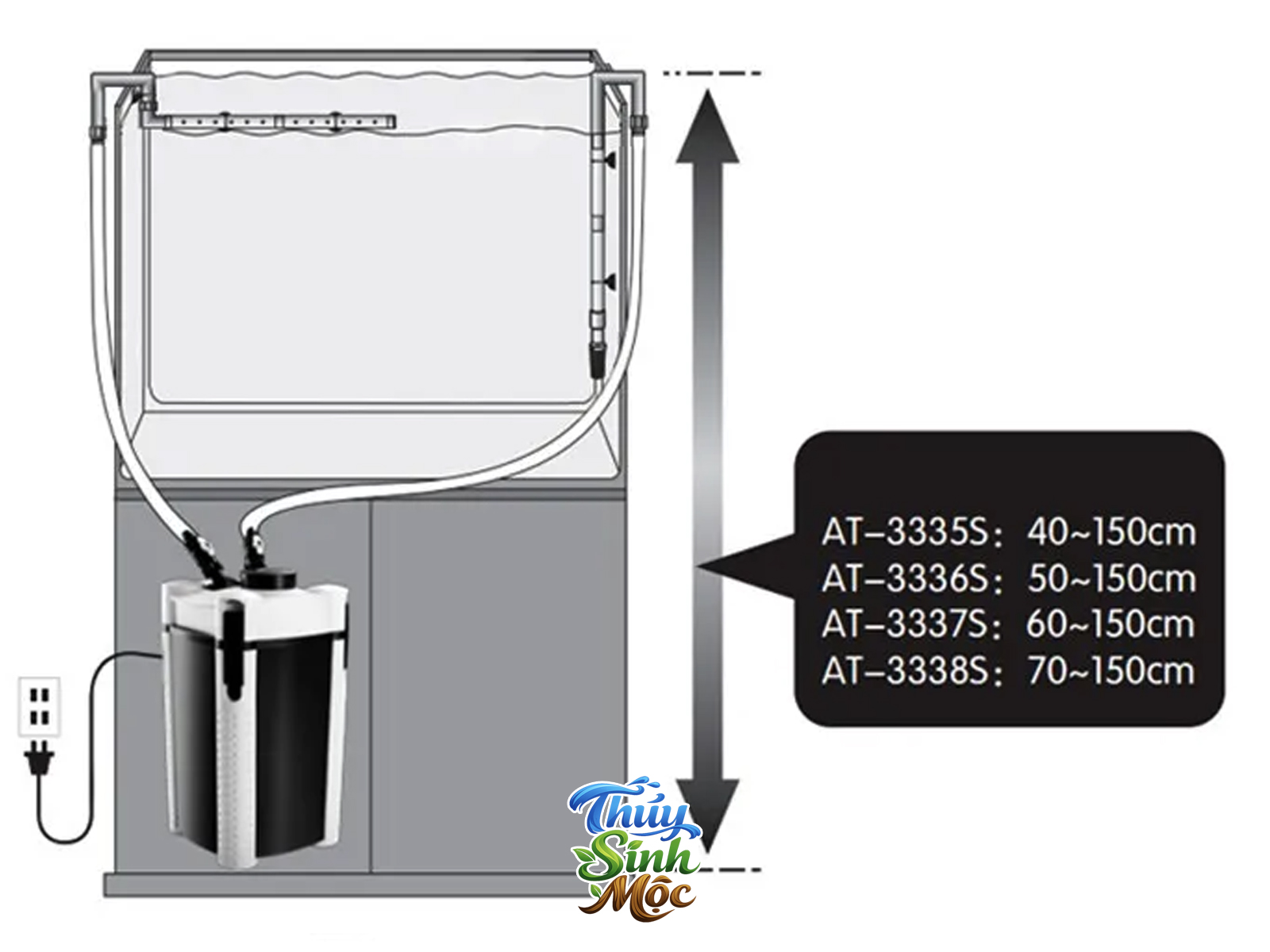 Lọc thùng Atman AT-3339S - Ảnh 3